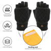 Picture of Yinuoday USB Heating Gloves Unisex Men Women Winter Mittens Full& Half Hands Heated Fingerless Heating Winter Hands Warmer Laptop Working Gloves