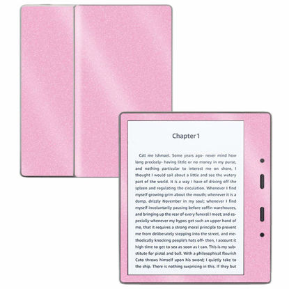 Picture of MightySkins Glossy Glitter Skin for Amazon Kindle Oasis 7" (9th Gen) - Pink | Protective, Durable High-Gloss Glitter Finish | Easy to Apply, Remove, and Change Styles | Made in The USA