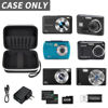 Picture of Grapsa Digital Camera Case for CAMKORY/for Kodak Pixpro/for VAHOIALD/for Sony DSCW800 830/ for Canon PowerShot 180 190. Vlogging Cameras Storage Holder for Accessories (Box Only)-Black