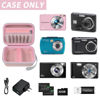 Picture of Grapsa Digital Camera Case for CAMKORY/for Kodak Pixpro/for VAHOIALD/for Sony DSCW800 830/ for Canon PowerShot 180 190. Vlogging Cameras Storage Holder for Accessories (Box Only)-Pink