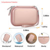 Picture of Elonbo Digital Camera Carrying Case for CAMKORY/for toberto/for AiTechny/for VAHOIALD/for IWEUKJLO FHD 1080P Camera, Boys Girls Kids Compact Small Camera Travel Storage Cover Protective Bag,Rose Gold