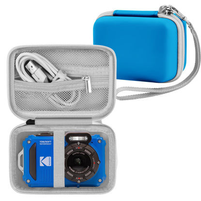 Picture of Leayjeen Camera Case Compatible with Kodak PIXPRO WPZ2 Rugged Waterproof Digital Camera,Underwater 1080P Full HD Photography Camera Case-Blue(Case Only)