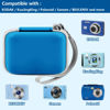 Picture of Leayjeen Digital Camera Case Compatible with KODAK/KuaJingKing/Polaroid/Saneen/VJIANGER/BEVLXNIV FHD 1080P 44MP Point Digital Camera,Compact Digital Camera for Teens and Kids-Blue(Case Only)