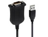 Picture of Sewell Instacom USB to Serial Adapter 2' with Posts (SW-1301), Black