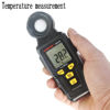 Picture of Light Meter Digital Illuminance Meter Handheld Ambient Temperature Measurer,Mini Luxmeter with 4 Digit Color LCD Screen