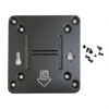 Picture of GinTai for Intel NUC Vesa Adapter Mount Bracket to Attach NUC Mini PC Computer to The Back of a Monitor Mounting Plate Not Skull or Hades(with 8pcs Screws) Intel NUC 4 5 6 7 8 10 11 General Purpose