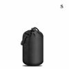 Picture of Xuerebs Small Size Waterproof Drawstring Lens Pouch Black Neoprene DSLR Camera Lens Bag Compatible with Sony Olympus Panasonic