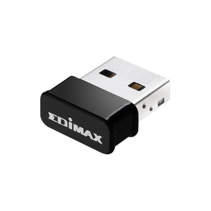 Picture of Edimax Wi-Fi 5 Nano 802.11ac AC1200 Dual-Band Adapter for PC, Wireless AC USB Adapter Dongle, Up to 867Mbps (5GHz) / 300Mbps (2.4GHz) Fast Transfer, Win 11 Plug-n-Play, Mac OS, Linux, EW-7822ULC