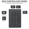 Picture of cimetech Bluetooth Number Pad, Wireless Numeric Keypad Numpad, 22 Keys Portable Mini Financial Accounting Keyboard for Laptop Notebook, Desktop, Surface Pro, PC