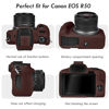 Picture of Rieibi EOS R50 Case, Soft Silicone Protective Case for Canon EOS R50 EOSR50 Camera, Lightweight EOS R50 Camera Case - Dark Brown