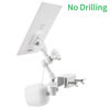 Picture of ALERTCAM 2-in-1 Weatherproof Gutter Mount for Arlo Solar Panel and Arlo Pro/Arlo Pro 2/Arlo Pro 3/Arlo Pro 4/Arlo Ulra Security Camera, Perfect Angle to Get Adequate Sunlight - White