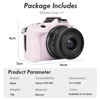 Picture of Rieibi EOS R50 Case, Soft Silicone Protective Case for Canon EOS R50 EOSR50 Camera, Lightweight EOS R50 Camera Case - Pink White