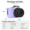 Picture of Rieibi EOS R50 Case, Soft Silicone Protective Case for Canon EOS R50 EOSR50 Camera, Lightweight EOS R50 Camera Case - Purple