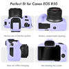 Picture of Rieibi EOS R50 Case, Soft Silicone Protective Case for Canon EOS R50 EOSR50 Camera, Lightweight EOS R50 Camera Case - Purple