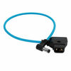 Picture of KONDOR BLUE 15 Inch D-Tap to DC Right Angle Straight Cable