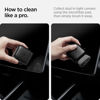 Picture of Spigen EZ Slide & Brush Screen Cleaner Designed for Tesla Cleaner and All Screens, Phones, Laptops, Tablets, EV Cars, No Solution Needed (Extra Microfiber Pad Included) Black