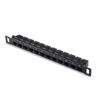 Picture of GeeekPi DeskPi Rackmate Accessories Network Patch Panel 12 Port CAT6 10inch 0.5U