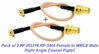 Picture of Pack of 2 RF RG316 Pigtail RP-SMA Female Antenna Connector to MMCX Male Low Loss Coaxial Cable Adapter Right Angle (10 inches (25.4 cm))