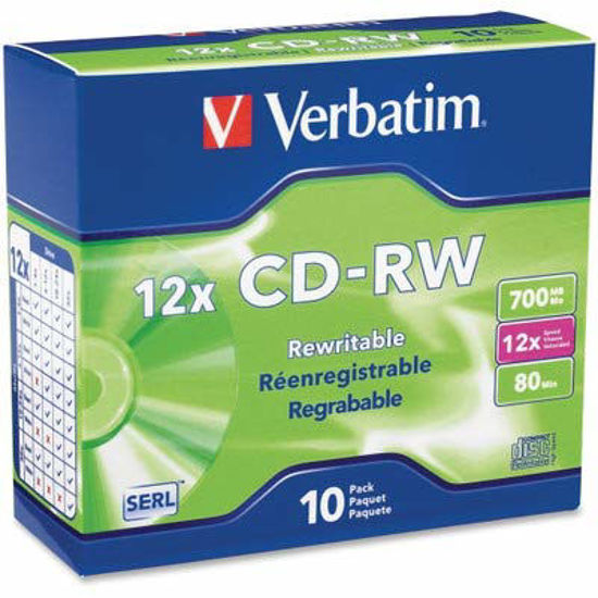 Picture of VER95156 - Verbatim CD-RW Discs