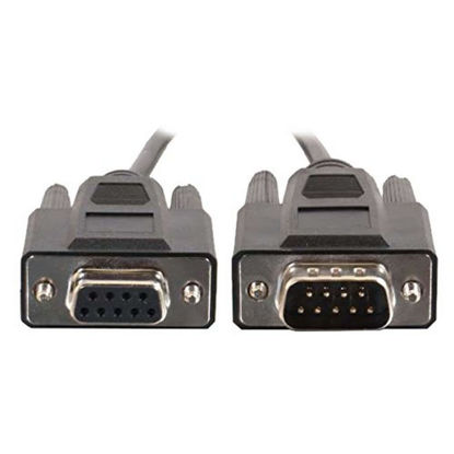 Picture of C2G 52030 DB9 M/F Serial RS232 Extension Cable, Black (6 Feet, 1.82 Meters)