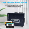 Picture of ERYUE Cassette Player Cassette to MP3 Converter Portable Tape Player Captures MP3 Audio Music via USB Computers Cassette to MP3 viaCard Convert Walkman Tape Cassettes to MP3 Built-in Microphone &