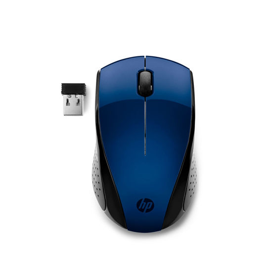 Picture of HP X3000 G3 Wireless Mouse - Blue, 15-Month Battery, Side Grips for Control, Travel-Friendly, Blue LED, Powerful 1600 DPI Optical Sensor, Compatible with Wins PC/Laptop, Mac, Chromebook (683N8AA#ABL)