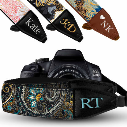 Picture of Art Tribute Custom Indian Nights Camera Strap - Add Your Text and We Make It Especially For You Get Your Own Personalized Gift Camera Strap, No Shipping Cost!