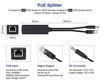 Picture of 10Gtek 1.25G PoE Splitter Cable, 10/100/1000Mbps, 802.3af/at, 48V to 12V, 100 Meters Link