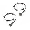 Picture of XCZZYB 2 Pack 15 Pin SATA to 5 SATA Power Splitter Extension Cable for HDD、SSD - 21 Inches