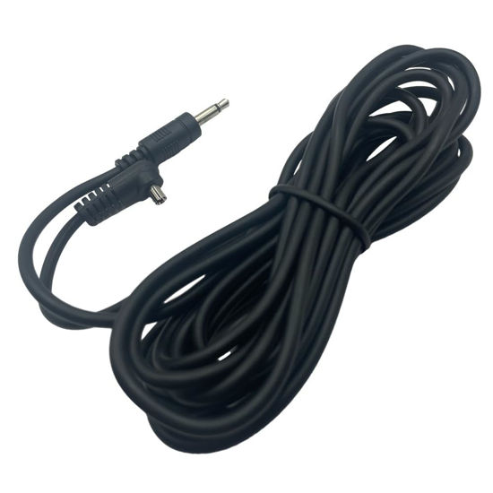 Picture of Jorixxy 3M/10ft 3.5mm to Male Flash PC Sync Cord Cable with 6.35mm to 3.5mm Adapter for Studio Strobe Trigger Camera Lighting