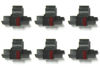 Picture of COMPUMATIC (6 Pack) Ink Replacement for Sharp Casio Catiga EL-1801V EL-1750V HR-170RC HR-200RC HR-300RC CP30A CP90A and Other Calculators, IR40T Black and Red, Individually Sealed, Compatible