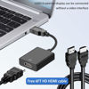 Picture of USB to HDMI Adapter with 6FT HDMI to HDMI Cable, USB 3.0 to HDMI Full 1080P Video Audio Converter for PC, Laptop to Monitor, Support Windows XP 7/8/8.1/10/11