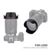 Picture of Lens Hood for Canon RF 24-105mm f/4L is USM Lens, Reversible Lens Shade Protector Replaces Canon EW-83N Hood for Canon EOS R RP R5 R5 C R6 Mark II Cameras, Compatible with a 77mm Filter or Lens Cap