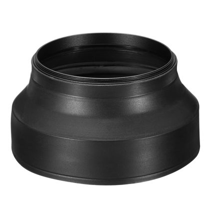 Picture of PATIKIL 77mm Camera Lens Hood, Rubber Collapsible Lens Protector Anti-Reflection Blocks Excess Sunlight Enhance Camera Photography for Nikon, for Fujifilm, for Pentax, for Leica