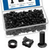 Picture of Sunxeke 45 Pack M6 x 16mm Rack Mount Screws,Cage Nuts for Rack Mount Server Shelves,Routers,Rack Mount Server Cabinet.Server Rack Screws,Square Insert Nuts and Washers with Box