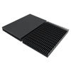 Picture of Awxlumv Aluminum Heat Sink 150mmx93mmx15mm/ 5.9x3.66x0.59 inch High Power Large Heatsink Module Cooler Fin for PCB Board LED Motherboard Cooling GPU Backplate Radiator Routers RTX 3090 3080 Black