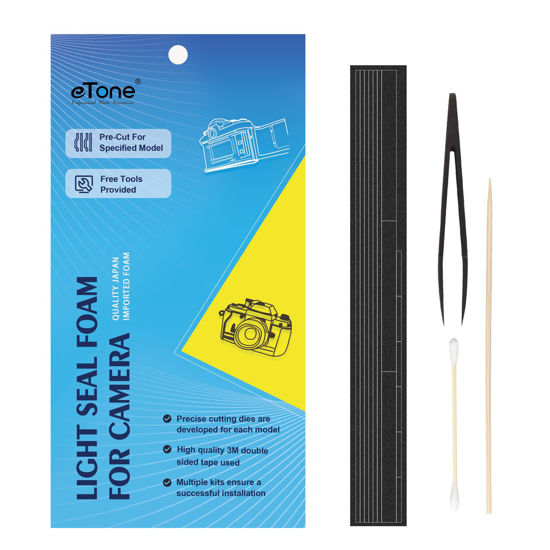 Picture of eTone Pre-Cut Light Seal Foam Sponge Kits Repair for Yashica Electro 35 G/GT/GS/GTN/GSN/GST/GL Film Camera.