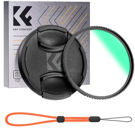 Picture of K&F Concept 72mm MC UV Lens Protection Filter with Lens Cap Optical Glass Ultra Slim 18 Multi-Layer Coatings Camera Lens UV Filter (K-Series)