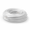 Picture of THE CIMPLE CO Phone Line Cord 100 Feet - Modular Telephone Extension Cord 100 Feet - 2 Conductor (2 pin, 1 line) Cable - Works Great with FAX, AIO, and Other Machines - White