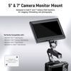 Picture of NEEWER Color Blocking Camera Monitor Mount with 3/8" ARRI, Anti Twist 1/4" Screw, 360° Swivel 180° Tilt Damping, Compatible with Atomos Ninja V 5"&7" Field Monitor Compatible with SmallRig Cage, MA014