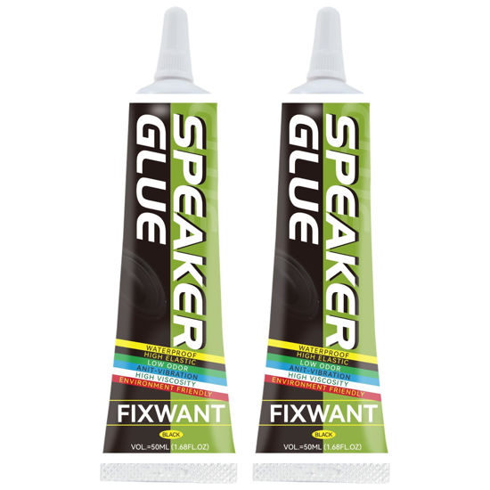 Picture of FIXWANT Loud Speaker Repair Glue Foam Side Dust Cap Rubber Edge Cone Basin Strong Adhesive 50ML/1.68 fl.oz (2)