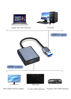 Picture of USB to HDMI Adapter, USB 3.0/2.0 to HDMI for Multiple Monitors 1080P Compatible with Windows XP/7/8/10 (Darkgrey)