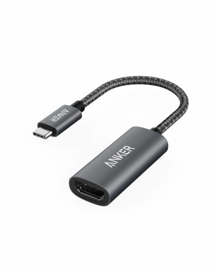 Picture of Anker USB C to HDMI Adapter (@60Hz), 310 USB-C (4K HDMI), Aluminum, Portable, for MacBook Pro, Air, iPad pROPixelbook, XPS, Galaxy, and More