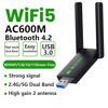 Picture of USB Bluetooth WiFi Adapter,600Mbps WiFi USB 3.0 Dual Band 5G/2.4G, Dual 2dBi Antennas, Supports Windows11/10/8/7/XP, Wireless Adapter for Desktop Computer Network Adapters