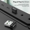 Picture of USB Bluetooth Adapter for Desktop PC, Plug & Play 5.3 Mini EDR Bluetooth Dongle Receiver & Transmitter for Laptop Computer for Bluetooth Keyboard Mouse Headphones Speakers Printer Windows 11/10/8.1