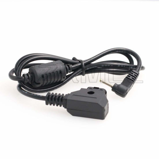 Picture of SZRMCC D tap to DC 2.5x0.7mm Power Cable for BMPCC Blackmagic Pocket Camera (Right Angle DC 0.7mm)