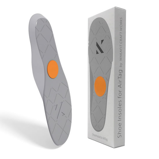 Picture of Airtag Holder Insoles for Kids and Old People, Airtag Case to Track Your Steps and Shoes (215mm-230mm)