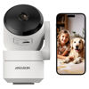 Picture of Indoor Camera for Home Security 360°, 1080p Pet Cameras with Pan&Tilt, Night Vision, Motion Detection, 2-Way Audio, Security Camera Compatible with Alexa/Google Assistant, 2.4GHz WiFi, 1 Pack