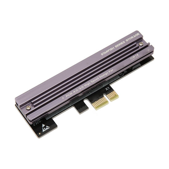 Picture of Heayzoki M.2 NVMe SSD to PCIe Adapter, 750MBs X1 X4 X8 X16 Supported M.2 PCIe Adapter Card for 2230 2242 2260 2280 Expansion