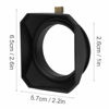 Picture of 55mm Camera Lens Hood, Square Lens Hood Lens Shade Accessory for All Kinds of Cameras and Mirrorless Camera Lens Filter, Screw-in(55MM)